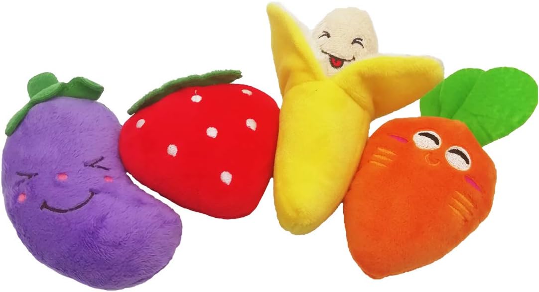 TVMALL Dog Toys Full Set 8 Pcs Plush Toy Molars Chewing Toys Squeak Toys Shoes Suits For Small and Medium Dogs - Image 4