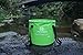 Freegrace Premium Collapsible Bucket -Multifunctional Folding Bucket -Perfect Gear for Camping, Hiking & Travel(Green, 10L)