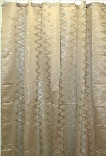 Lorraine Home Fashions Blaze Shower Curtain 70 By 72Inch Taupe