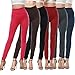 FOMANSH Fleece Lined Leggings, Warm Slimming Elastic and High Waisted Leggings (Pack Of 6) …