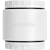 Aquabliss SFC400 Daily Revitalize+ Filter Cartridge | Double Vitamin C &amp; tourmaline, 40% more filter media than SFC100. Replace every 3-6 months depending on water quality