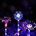 Highpot Outdoor LED Solar Garden Stake Lights - 3 Pack Flowers Solar Powered Lights for Garden, Patio, Backyard