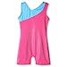 HOZIY Girls Gymnastics Leotards With Shorts Size 8-9 Years Old Pink Sparkly Outfits