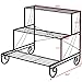 Giantex 3 Tier Metal Plant Stand Flower Planter Display Holder Shelf Rack, Blackthumb 3