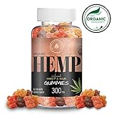 Organic Hemp Oil Extract Gummies - 300MG (10MG/Gummy) - Sweet & Sour - Mood Support & Better Sleep - Made with Organic Colorado Hemp, Rich in Omega 3-6-9 & Vitamin E, Non-GMO, Vegan.