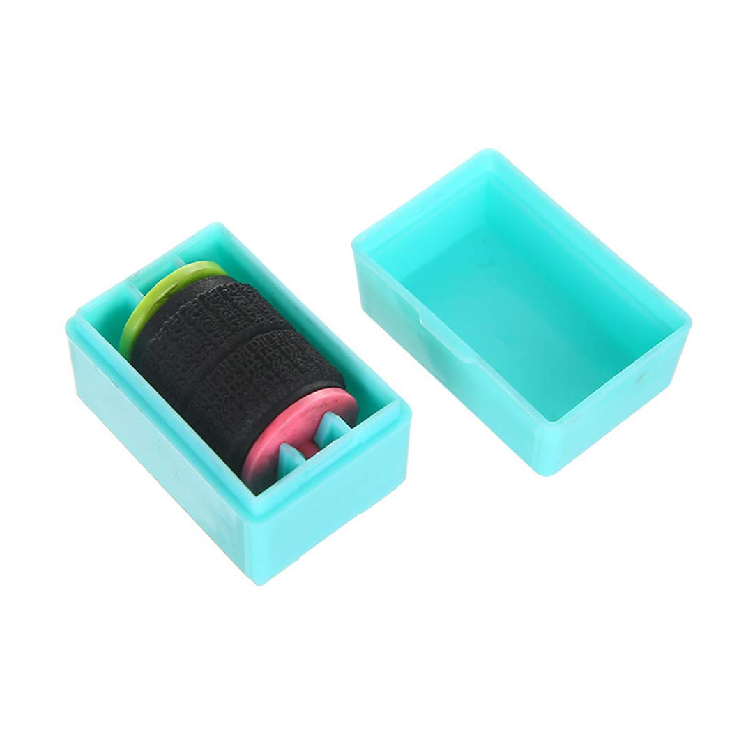 Identity Theft Prevention Roller Stamp Security ID Guard Stamp Tool (Blue)