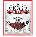 Toby's USDA Premium Beef Biltong / Jerky - BBQ - 2.5 oz