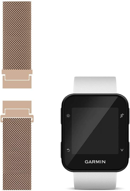 C2DJOY Sport Mesh Strap Compatible with Garmin forerunner 35/30 and Approach S10 Replacement Strap - Pink,small