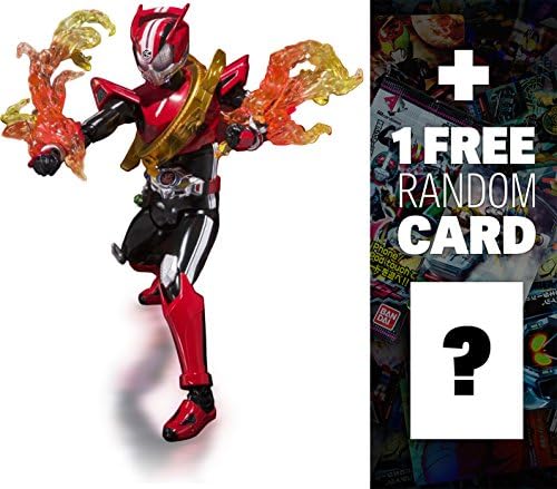 Kamen Rider Drive Type Speed + Max Flare &amp; Effect Set: Tamashii Nations S.H. Figuarts Action Figure + 1 FREE Official Japanese Kamen Rider Trading Card Bundle