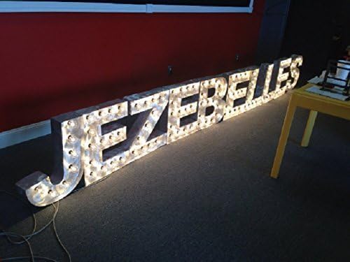 Aluminum Marquee Channel Lighted Letters Custom Handmade - A-Z and 0-9 and all charcters