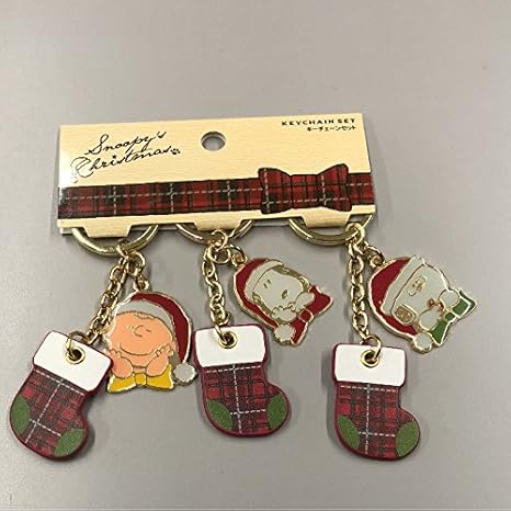 Amazon Co Jp 新作 2017 Usj クリスマス限定 スヌーピー キーチェーンセット オラフ チャーリーブラウン ホビー
