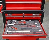 Sealey Easy Peel Shadow Foam Tool Tray Liner 50mm Red/Black Pack of 3 SFPK50R view 11