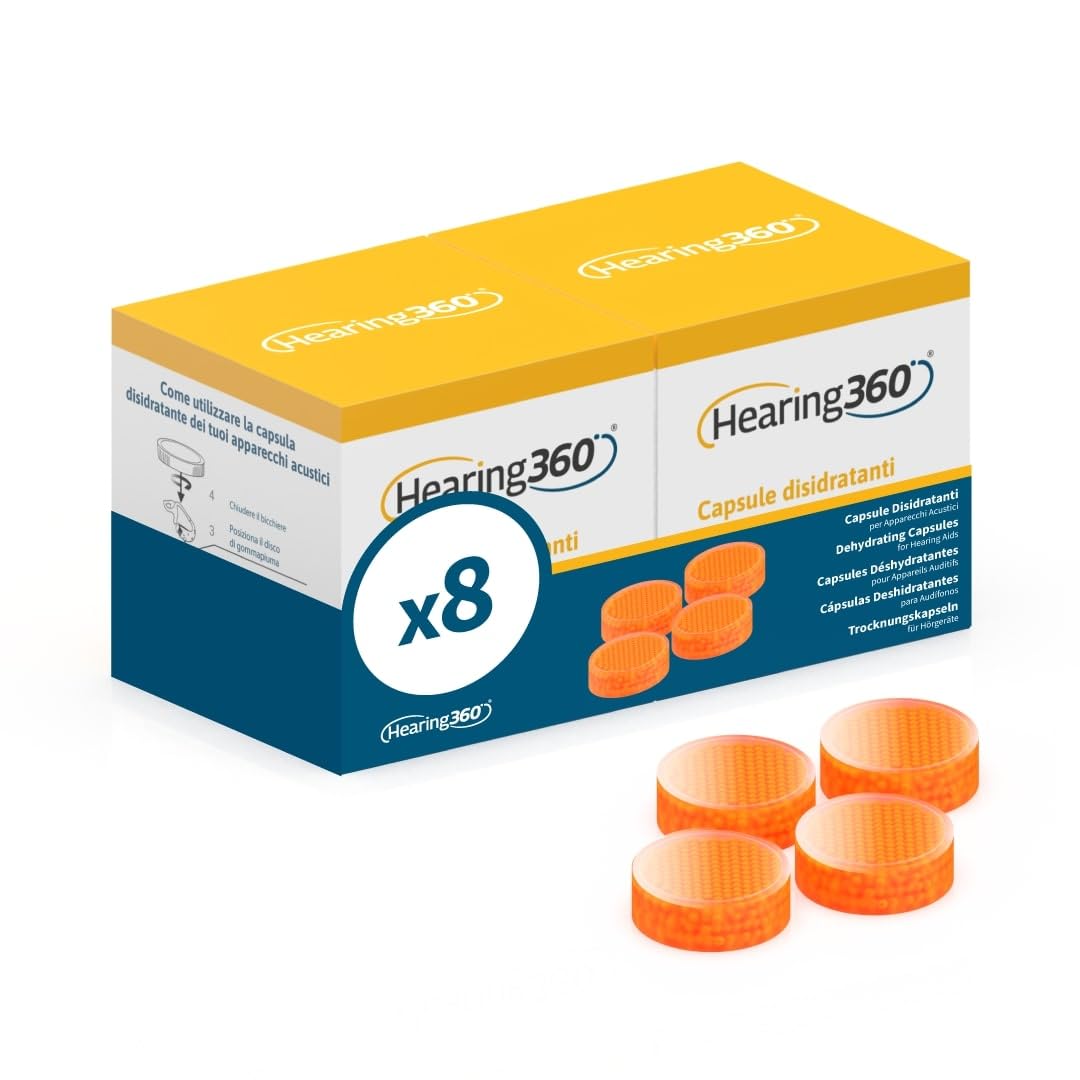 Dehumidifying Capsules for Acoustic Amplifiers (8 Capsules)