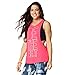 Zumba Womens Be The Beat Cutout Layered Tank