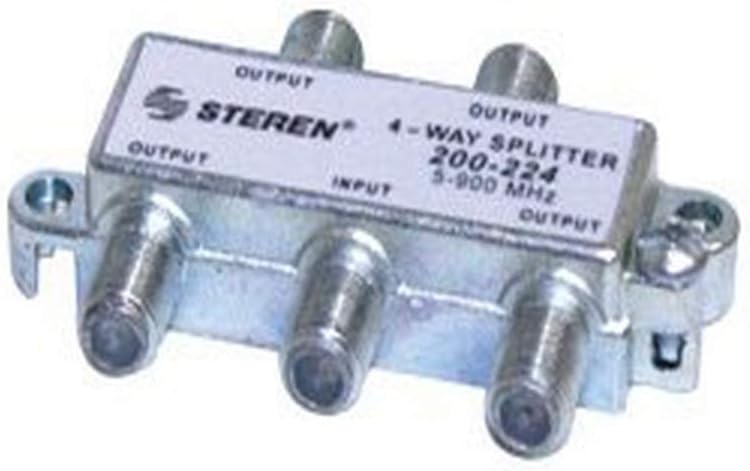 Black Point Products BV-018 H.D. RG-6 H.D. 4 Way Hybrid Splitter
