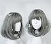 Japan Harajuku Sweet Lolita Grey Wig Christmas Anime Cosplay Party Costume Super Natural Club Full Wigs Daily Hair with Wig Cap