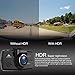 DBPOWER 2K FHD DVR 2.7-Inch LCD 150 Degree Wide Angle Dash Cam with G-Sensor, Loop Recording, HDR, Night Vision and Supports Micro SD Card upto 64GB