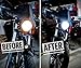 CLighting LED Motorcycle Headlight Bulb H4 Moto Headlamp with Cooling Fan DC9-100V 20W Hi/Lo Beam Lights for BMW Suzuki Yamaha Kawasaki Honda (Pack of 1)