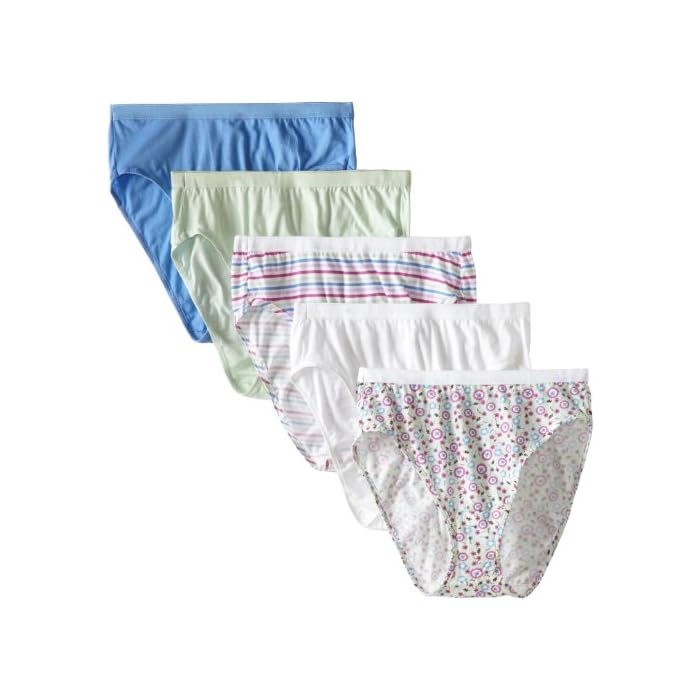 Buy Fruit of the Loom 5pk Fit for Me Cotton Assorted HiCut Online at