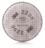 3M Advanced Particulate Filter 2296, P100, with Nuisance Level Acid Gas Relief