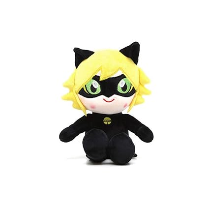 Miraculous Marinette Ladybug And Adrien Cat Noir Stuffed Doll Plush Figure Toy 11 Adrien Cat Noir