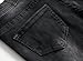 Boy's Black Skinny Ripped Destroyed Distressed Stretch Slim Fit Denim Jeans Pant Black 14