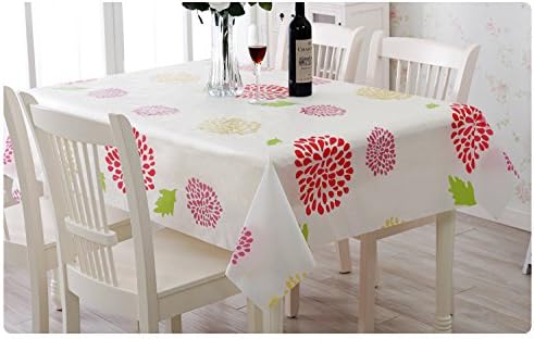 AddfunRectangular tablecloths,Water Proof Oil Proof Anti-scald PVC Colorful Fashion Tablecover,130 X 180cm