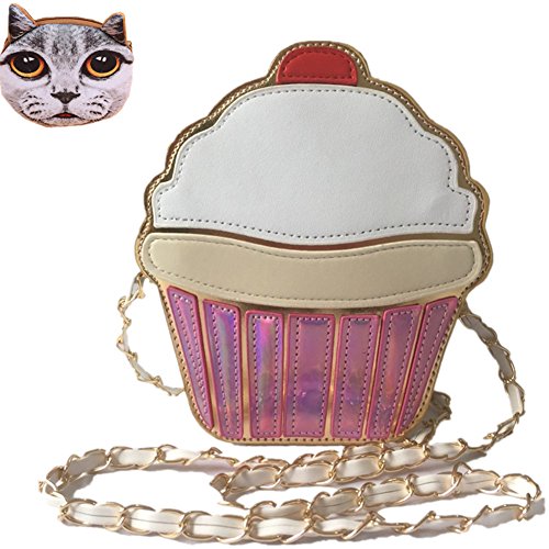 Clutches women s summer cute cartoon ice cream pu cake shape mini…
