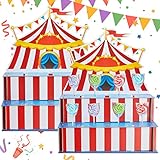 Super Z Outlet 3 Tier Cupcake Foam Stand With Circus Carnival Tent Design For De