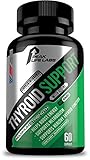 Thyroid Support Supplement with Iodine - All Natural Formula to Boost Energy, Support Metabolism, Focus & Healthy Thyroid Function