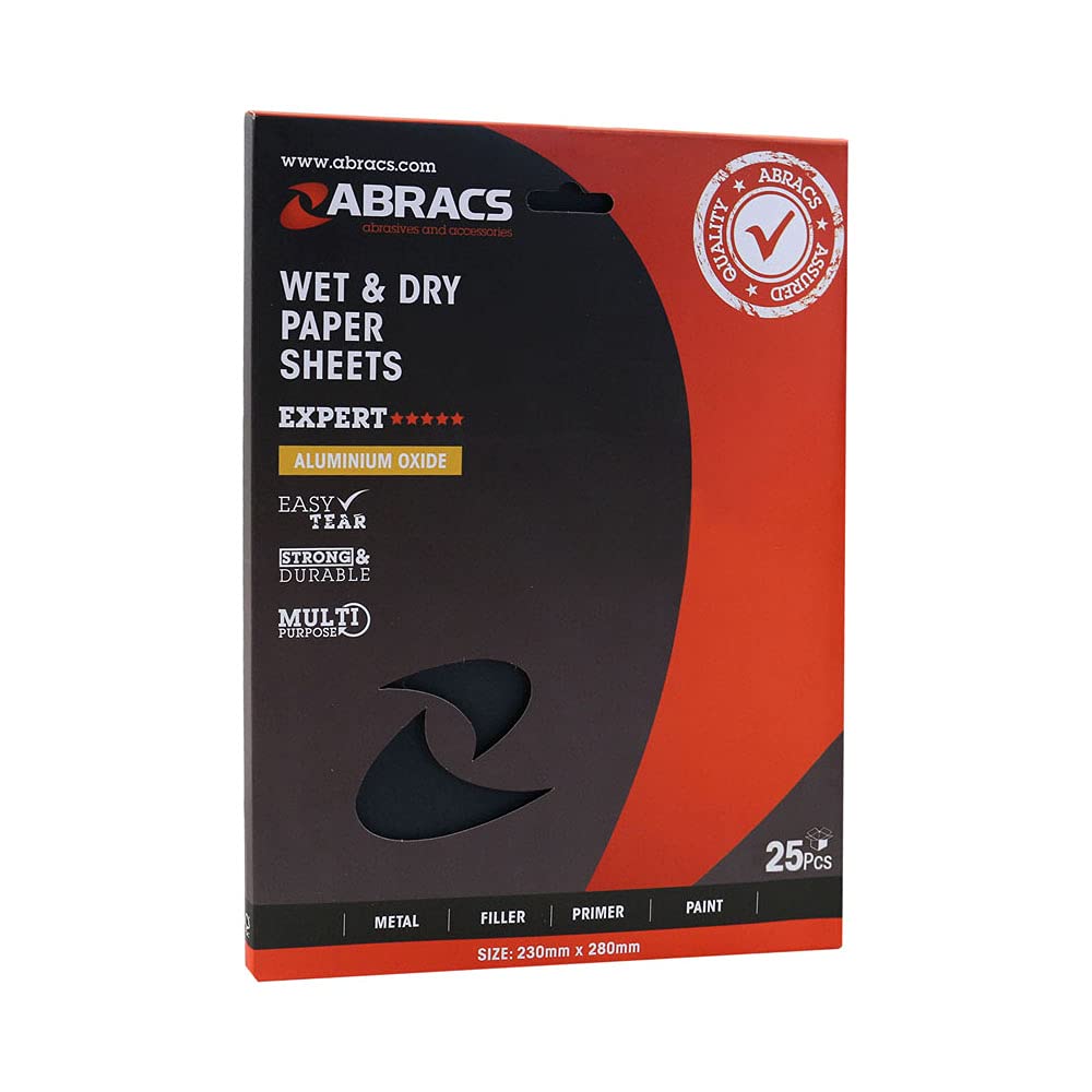 Connect 32165 Abracs Wet & Dry Sheets P400 25pc