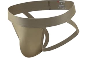 BRODDLE Men's Jockstrap Stretchy Nylon Pouch Workout Performance Athletic Supporters for Men