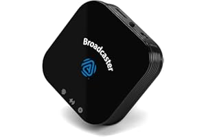 HomeSpot BA210 v2 Bluetooth Auracast Transmitter, LC3, AptX Lossless, AptX HD, Optical & 3.5mm Inputs, Compatible with Galaxy Buds 2 Pro, Buds 3, JY300 JM320, Hearing Aids and Bluetooth Headphones