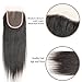 BeiKaShang 4x4 Straight Lace Closure with Bleached Knots Baby Hair Natural Hairline Brazilian Virgin Human Hair Closure Hair Natural Color