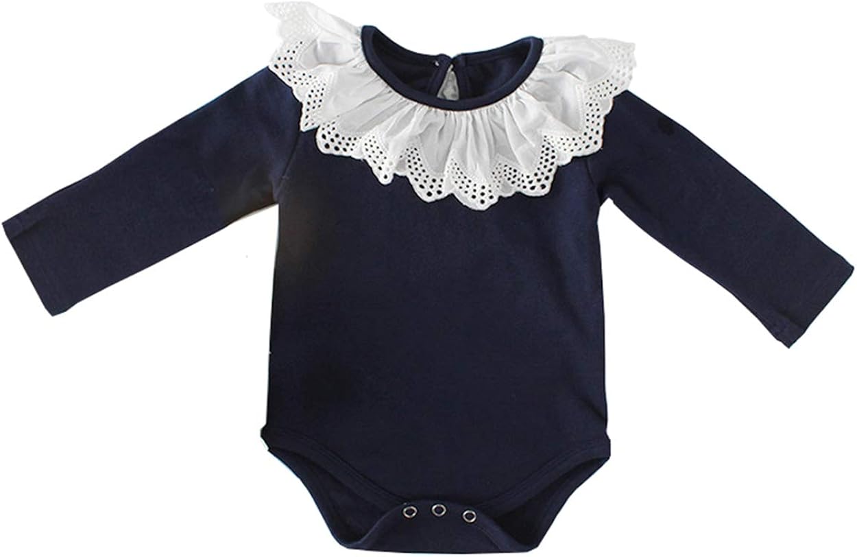 long sleeve ruffle onesie