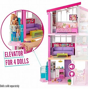 barbie dreamhouse with slide and pool