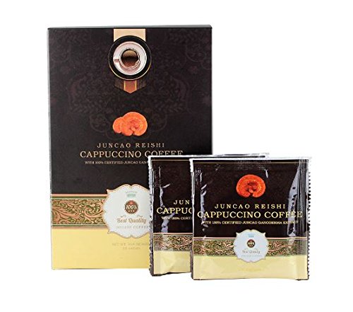 Healthy Coffee Gift : Coffee Cup With Organic Ganoderma Coffee Set of Black , Latte , Mocha , Cappuccino , Hot Chocolate