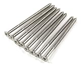 Hinge Outlet Satin Nickel Wood Screws 9 X 3 Inch