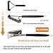 [2018 Upgraded]BBQ Grill Brush and Scraper, 18 Inches 3 in 1 Barbecue Cleaning Brush with Stainless Woven Steel Wire Bristles & Soft Comfortable Handle - Safe for Porcelain, Ceramic, Steel, Iron