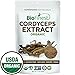 Biofinest Cordyceps Sinensis Mushroom Extract Powder - 100% Freeze-Dried Superfood - USDA Organic Vegan Raw Non-GMO - Boost Stamina Immunity - for Smoothie Beverage Blend (4 oz Resealable Bag)