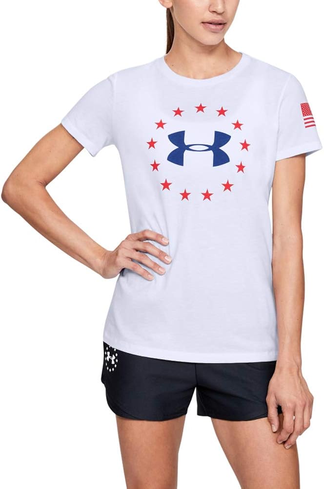 Under Armour Women's Freedom Logo T-Shirt: Clothing
