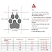 URBEST Dog Shoes with Hook Loop Closure Booties Pet Dog Chihuahua Shoes Boots, 4Pcs (3#, Brown)