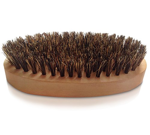 Beard Brush for Beard Oil, Beard Balm, and Mustache Wax 100% All Natural Boar Hair, Great Gift for Any Man!