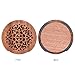 ammoon Guitar Wooden Soundhole Sound Hole Cover Block Feedback Buffer Mahogany Wood for EQ Acoustic Folk Guitars