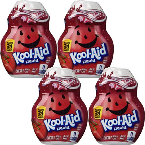Kool-Aid Liquid Drink Mix - Cherry 1.62oz (Pack of 4) by Kraft [Foods]