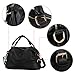 Hynes Victory Womens Luxury Hobo Handbag (Black)