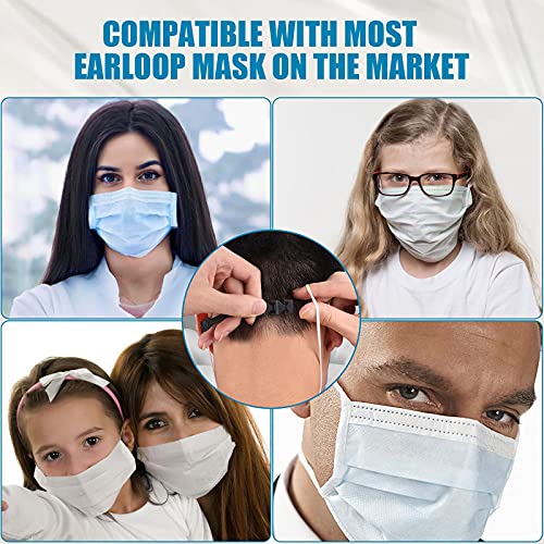 Mask Extender Straps - 5 Pack Ear Savers With Adjustable Slots For Comfort