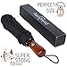 Raintrand Large Black Umbrella for Men and Women