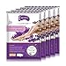5 PAIRS Foot Peel Mask, Exfoliating Callus Peel Booties,Peeling Off Calluses & Dead Skin, Baby Soft Smooth Touch Feet-Men Women (Lavender)