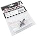 3Racing Aluminum Solid Axle 1Pc Black For Sakura D4 AWD RWD #SAK-D4809/BK